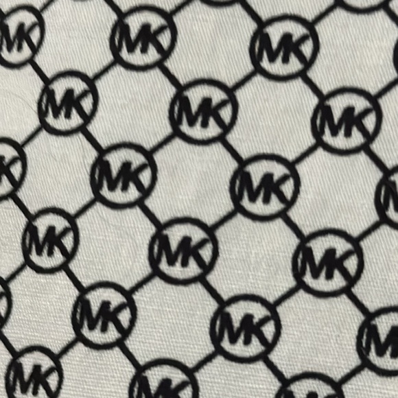 MK Allover Print Button Front Dress Shirt-Slim Fit-M-Black/White-98 Cotton-EUC - Picture 8 of 15